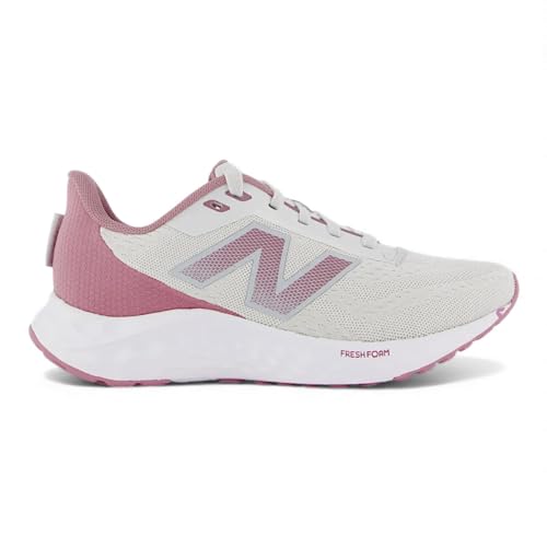 Tenis New Balance Fresh Foam Arishiv4 Feminino, Cinza Claro/Rosa Velho, 37