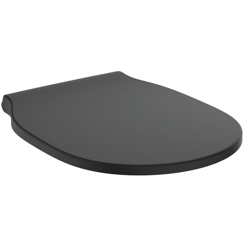 Ideal Standard Connect Air Abattant WC, forme arrondie, Siège enveloppant avec frein de chute et...