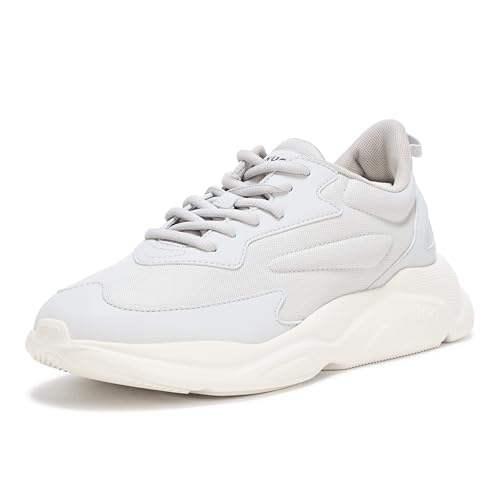 Image of Hugo Men's Running Style Sneakers with Thick Rubber Sole