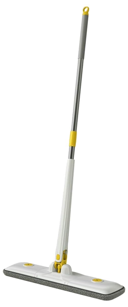 ECVVSqueeze Mop, Can Stand Upright, Hands Free Flat Floor Mop with Wringer Set, Wet and Dry Use, Easy Mop for Home Floor Cleaning System