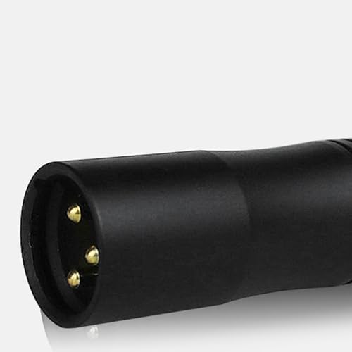 Adaptador TRS a XLR macho soluciona incompatibilidad de voltaje phantom de 48V 4