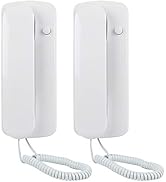 Home Two Way Intercom Doorphone, One to one Audio Home Office Linerphone Non visual Interphone AC...
