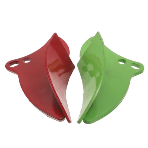 ROMISBABA Juego de Arados Laterales para Motocultor 311 310 308, Acero Resistente, Instalación Rápida y Fácil, Adecuado para Zanjas y Terraplenes en Tractores