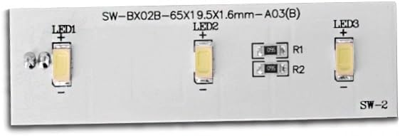 LED Light Strip Replacement lamp for El/ectrolux Refrigerator ZBE2350HCA SW-BX02B SW-BX02B-65X19.5X1.6MM-A03(B)