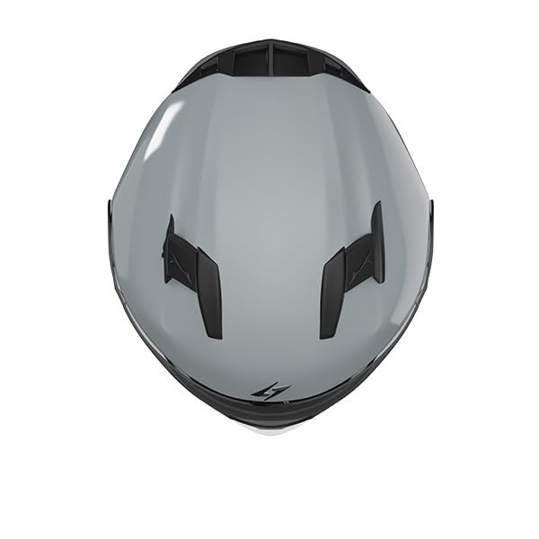 Szczękowy kask motocyklowy STORMER Spark Nardo Gry Glossy – ECE 22.06 – zintegrowana blenda przeciwsłoneczna – przystosowany do montażu Pinlocka