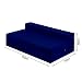 Zafiro 100% algodón Z cama doble plegable silla cama cama invitado sofá...