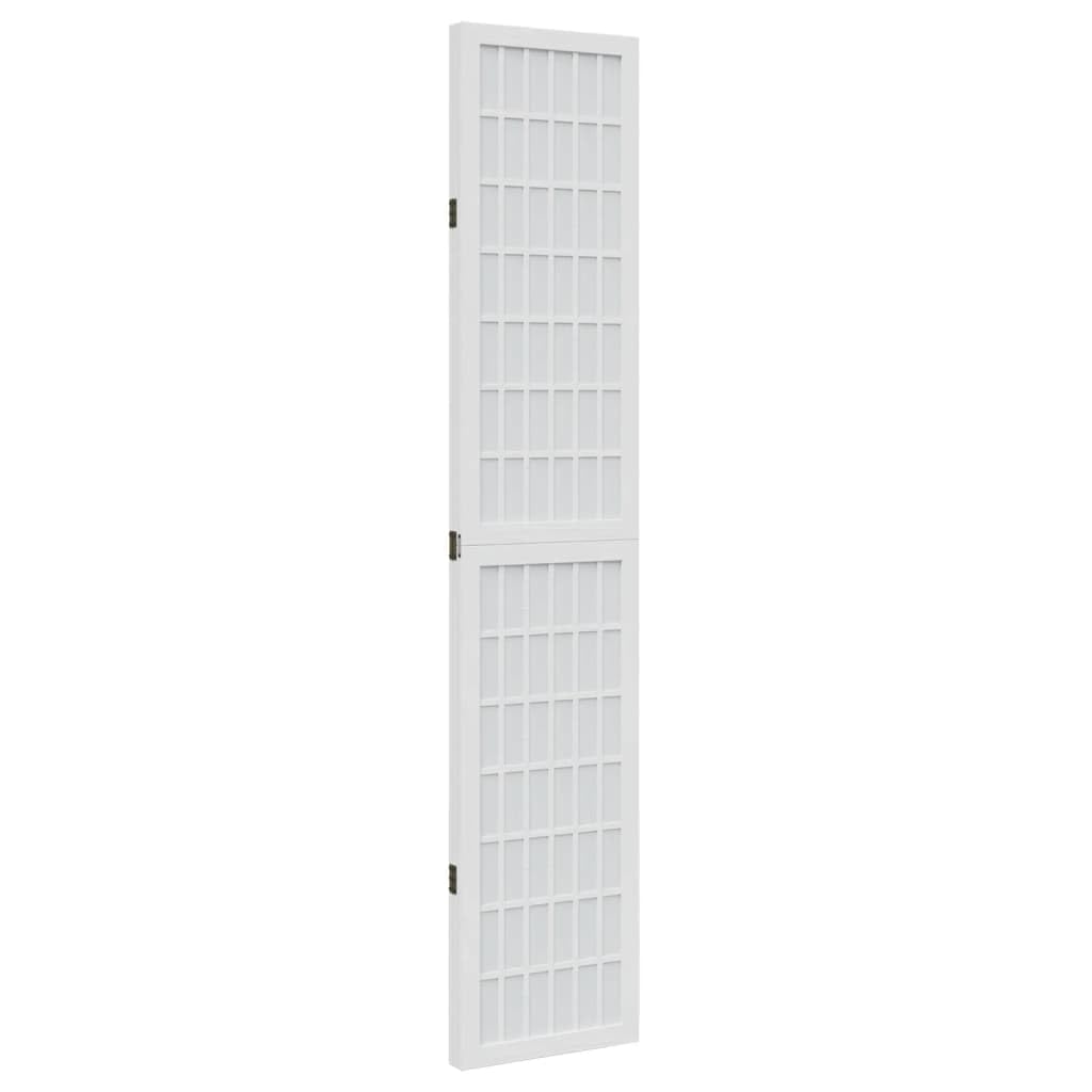 Biombo blanco de madera Paulownia maciza, 3 paneles plegable, separador de habitaciones, con marco estable y bisagras metálicas, pantalla de privacidad decorativa para sala de estar, dormitorio o