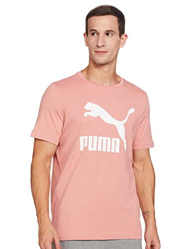Image of Puma Men's Solid Regular T-Shirt (53008924 Rosette 3XL)