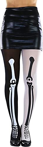 Image of ToBeInStyle Women's Two Toned Vibrant Jester Contrast Opaque Multicolored Tights
