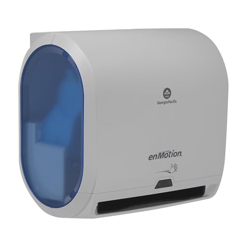 Georgia-Pacific ENMOTION® Impulse® 10” 1-Roll Automated Touchless Paper Towel Dispenser, Gray, Wall Mount, 1 Dispenser