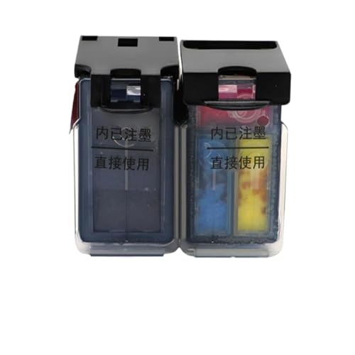 Cartouche d'encre PG48 CL58 compatible Canon E418 et E478 pack de deux