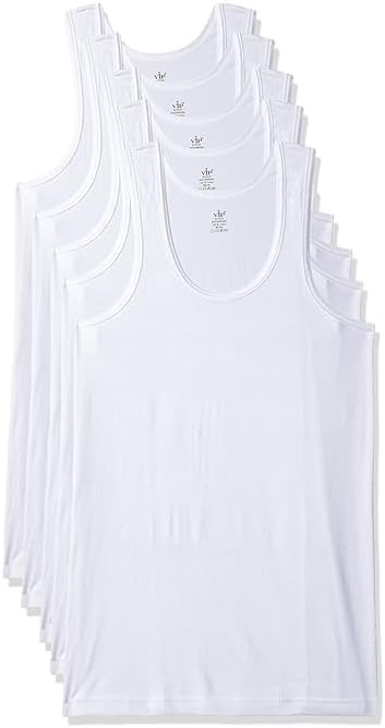 Men's Plain Vest (Pack of 5)