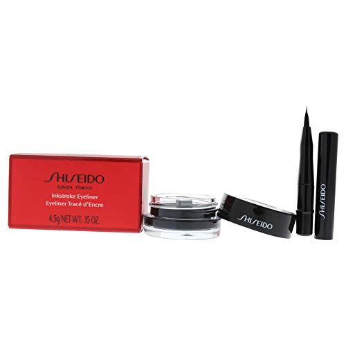 Shiseido Inkstroke, Eyeliner in gel resistente all'acqua, Nero (Shikkoku Black/BK901),