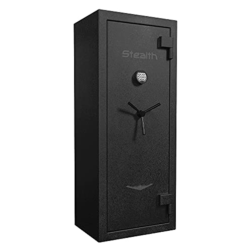 STEALTH UL23 Gun Safe 23 Rifle Capacity 60 Min Fire 12 Gauge Steel High Security Electronic Lock