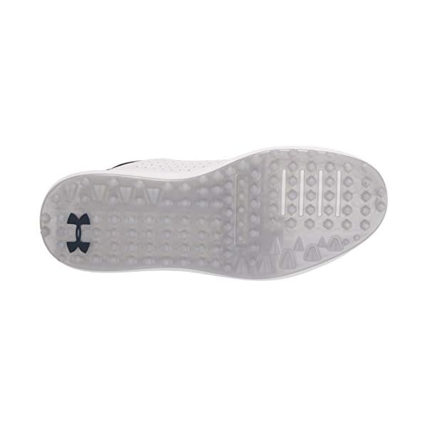 Under Armour Men's Draw Sport Golf Shoe, White (102)/Academy Blue, 9 - Image 5
