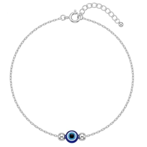 Image of Parnika Pure 925 Sterling Silver Anklet for Women | Adjustable Silver Anklet | Single Piece | Hallmarked Real Silver Jewellery