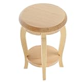 Mobilier miniature pour maison de poupée : compact, léger et peu encombrant, ce mini tabouret en bois apportera assurément de la à vos enfants pour la décoration de leur maison de poupée. accessoires miniatures pour maison de poupée