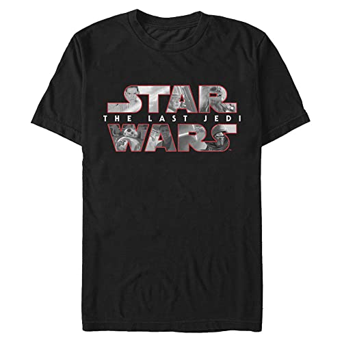 T-shirt Star Wars pour homme avec motif The Last Jedi imprimé en coton