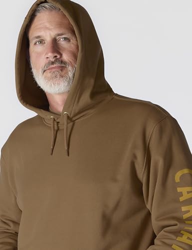 Carhartt Men's Rain Defender Loose Fit Midweight Logo Graphic Sweatshirt4