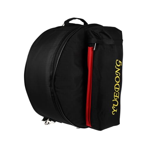 Housse caisse claire 14 pouces en tissu Oxford noir imperméable pour transport
