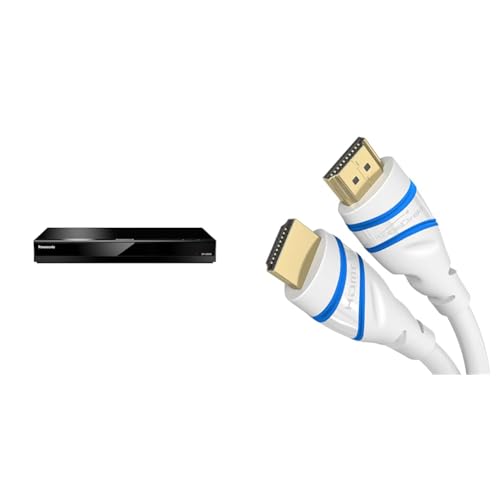 Panasonic DP-UB424EGK Ultra HD Player (4K Blu-ray Disc & KabelDirekt – 8K/4K HDMI-2.1-Kabel – 1
