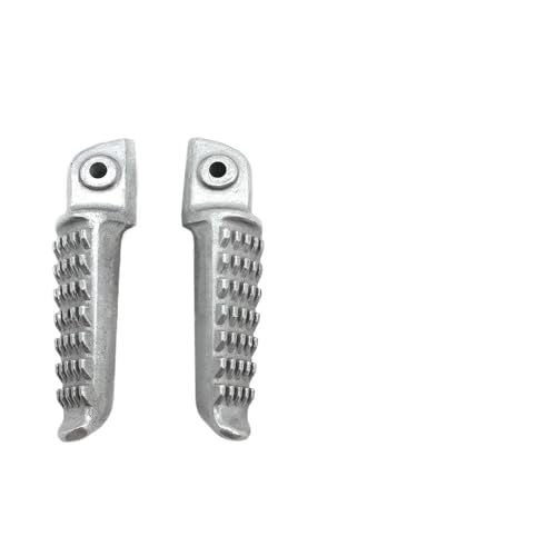 Repose-pieds moto en aluminium pour Kawasaki ZZR1200 et Ninja ZX10R finition argent premium
