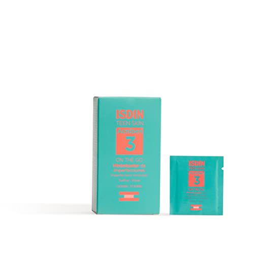 ISDIN Acniben Teen Skin Toallitas Anti Imperfecciones para Piel grasa o Acnéica - 30 Toallitas