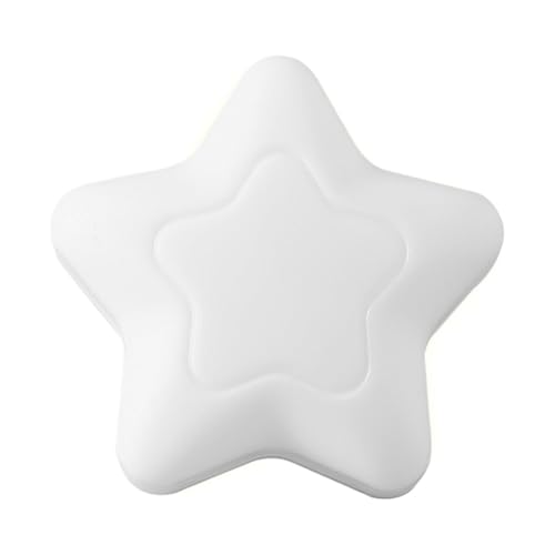 Enchufe de luz nocturna, luz en forma de estrella, lámpara de noche LED, luz de habitación para niños, luz de noche para bebé, lámpara de luz de escalera, diseño en forma de estrella con sensor de luz