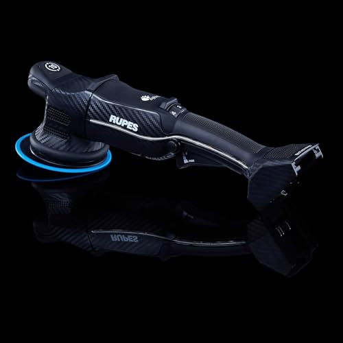 RUPES HLR15 BigFoot iBrid Random Orbital Polisher Basic Kit - Includes Dual Charger, 2 Batteries, D-A Series High Performance Polishing Pads & Compounds
