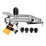 YXINHONGYUE 35-Turbinen-Wassersprühpistole für die Bewässerung großer Ackerflächen, 360 °...