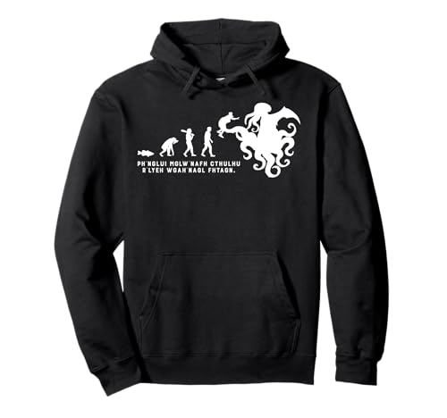 Cthulhu Mythos Evolution Theory Lovecraft Jeu de rôle Sweat à Capuche