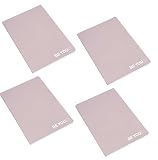 QUADERNONI Be You Rosa 4 pezzi a quadretti 4 mm con omaggio portachiave con paillettes