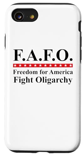 Fight Oligarchy Flag No Oligarchy in America Anti Oligarchy Carcasa para iPhone SE (2020) / 7 / 8