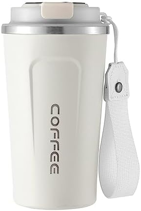 SHATKA Intelligent Temperature Measuring Stainless Steel Coffee Cup 510ml Double Vacuum Insulated Cup Office Mug Car Water Cup Valentine's Day Halloween Christmas Best Gift