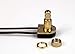 Creative Hobbies® 5 Pack of Rotary On/Off Switches, Single Circuit, 3A-120V, Brass Finish, Metal Bushing with 6 Inch Wire Leads Stripped Ends