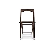 Largeur : 38.5 cm Chaise Pliante Olivia wengé