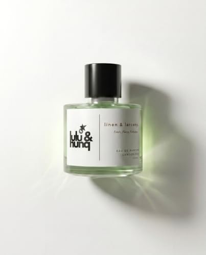 Image of LULU & HUNQ Linen & Larceny Perfume for Men & Women 100ml | 12 Hours Long Lasting Eau De Parfum Premium Luxury Smell | Best Unisex Perfume | Oriental Floral Fragrance