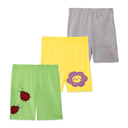Image of YouGotPlanB Girl's Gardenia Cycling Shorts - (CS -Gardenia Multicolor 2-3 Years) Set of 3