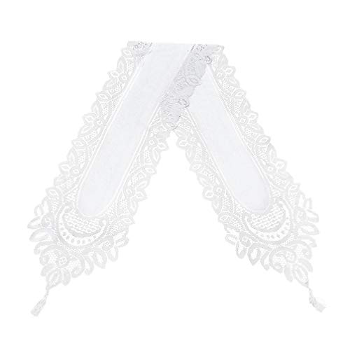 Amosfun Toalha de mesa de Natal bordada de renda para Natal para Natal, Natal, festas de fim de ano,