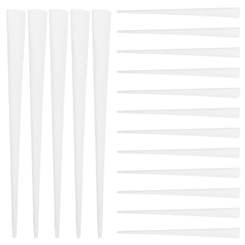 HOODANCOS 20 Unidades De Soportes De Papel para Dulces Soportes para Dulces Pajitas De Papel Conos Palitos Suministros para Fiestas De Cumpleaños Palitos De