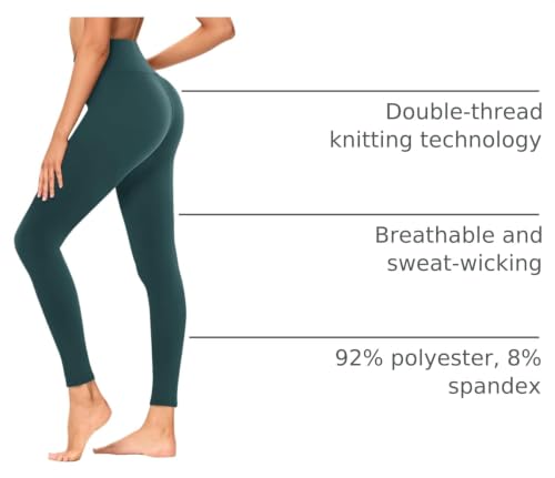 Image of GAYHAY High Waisted Leggings with Pockets for Women - Buttery Soft Yoga Pants for Gym Workout, Athletic Running