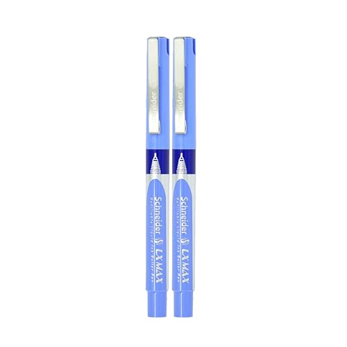 Bolígrafo roller Luxor Schneider LX-MAX pack 2 azul miniatura 5