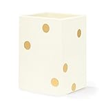 Kate Spade New York Acrylic Pencil Cup, Gold Dot