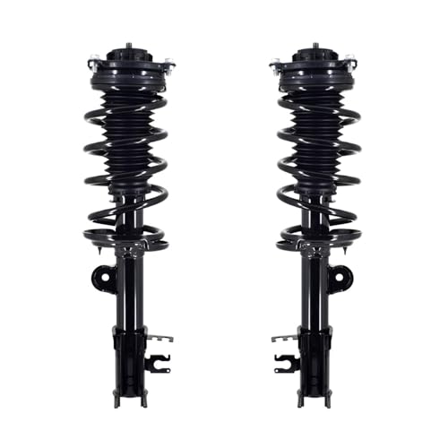 PM Auto Pair of 2 Front Left-Right Quick Complete Strut-Coil