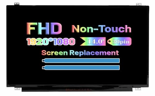 Image of 14.0 inch Screen Replacement B140HAN02.4 H /W:2A F /W:1 LCD Laptop Computer LED Display Panel (Non-Touch FullHD 1080P)
