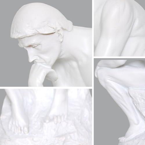 Estatua El Pensador de Resina para Decoración miniatura 3
