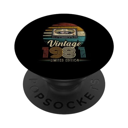 1981 Vintage Cumpleaños Retro Edición Limitada Hombres Mujer PopSockets PopGrip Intercambiable