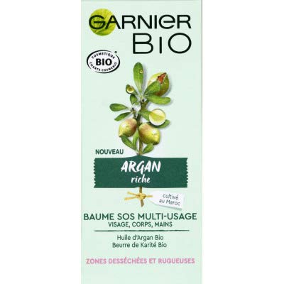 Baume SOS Garnier à l'argan nourrissant pour réparer intensément la peau sèche de tout le corps