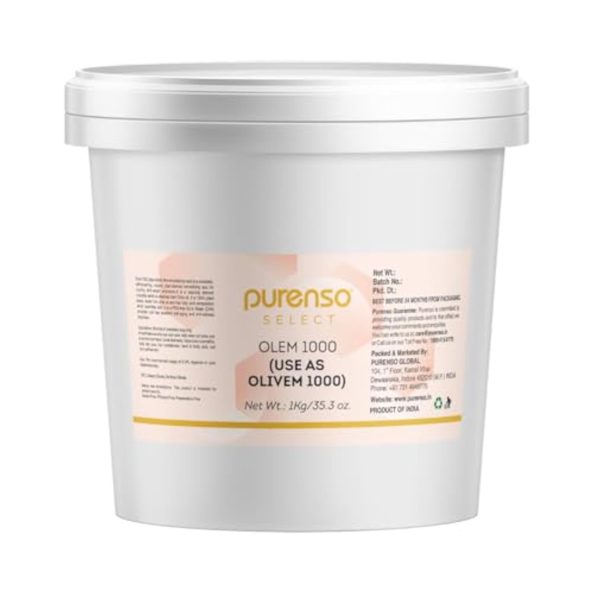 Select - Olivem 1000, 1Kg, Natural Plant Derived