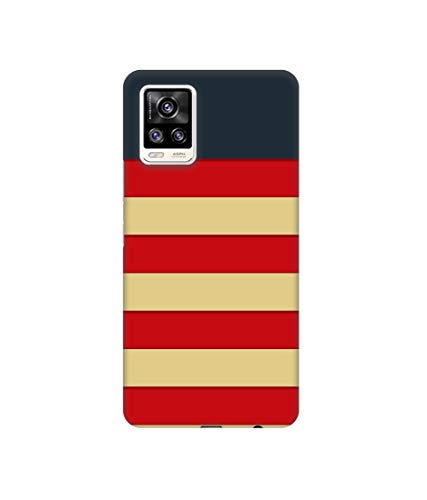 Image of Solimo Plastic Designer Multicolor Lines 3D Printed Hard Back Case Backcase for Mobile Cover for Vivo V20